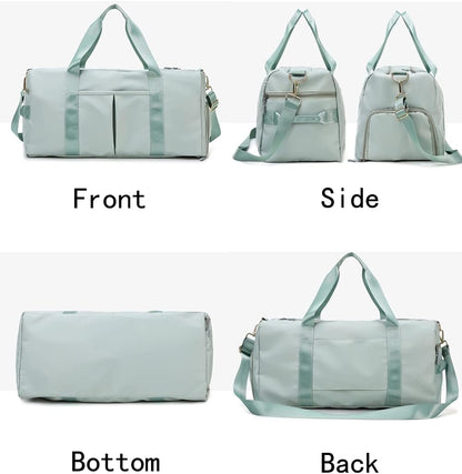 Sports Gym Duffel Bag with Shoe Compartment & Wet Bag - Perfect for Every Occasion!